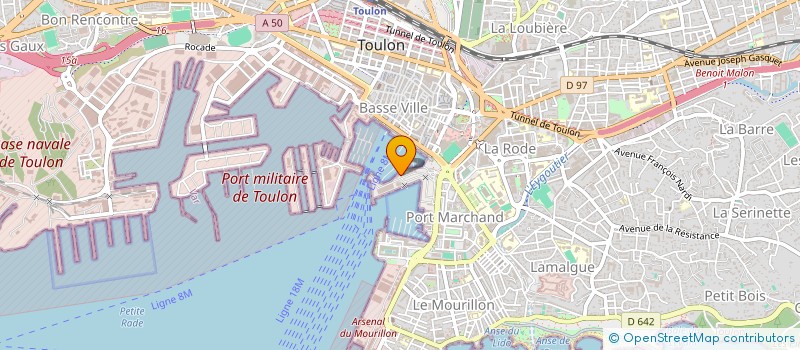 localisation de l'entreprise FRA  TOULON