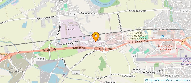 localisation de l'entreprise FRA DOCKS AGENCEMENT  TERSSAC