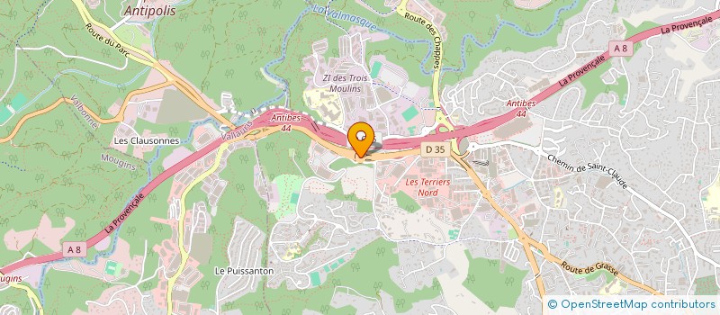 localisation de l'entreprise FRA.GU.MA.VI  ANTIBES