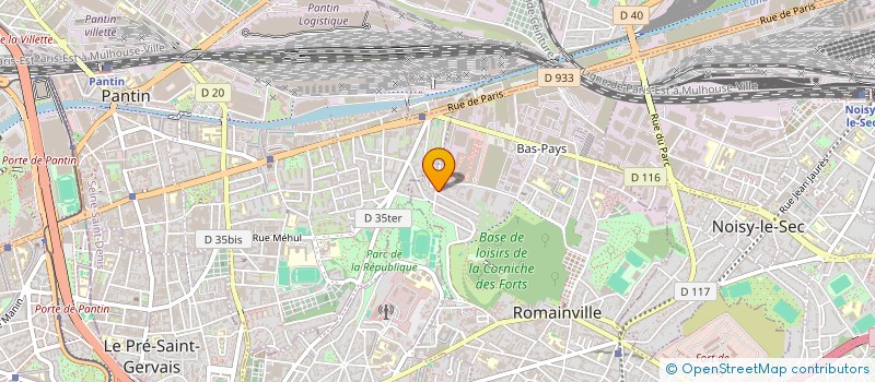 localisation de l'entreprise FRA HOLDING à ROMAINVILLE