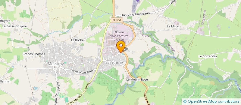 localisation de l'entreprise FRA IMMOBILIER  MESSIMY