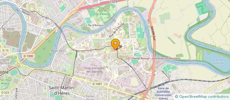 localisation de l'entreprise FRA-K à SAINT-MARTIN-D'HERES