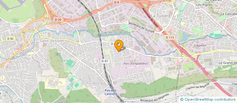 localisation de l'entreprise FRA MA  SAINT-VICTORET