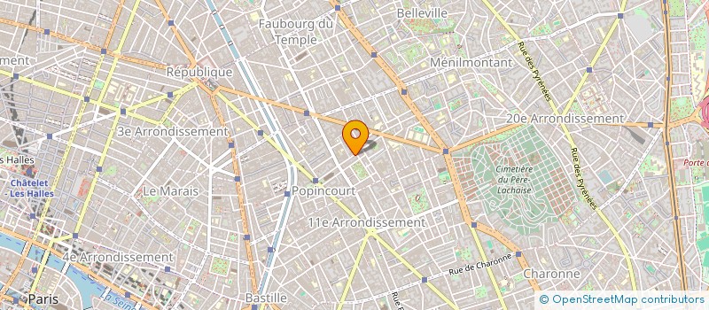 localisation de l'entreprise FRA MAURO  PARIS