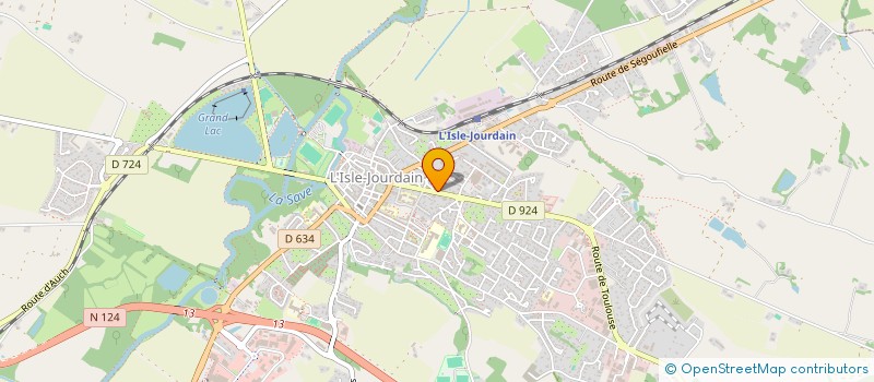 localisation de l'entreprise FRA&TOM  L'ISLE-JOURDAIN