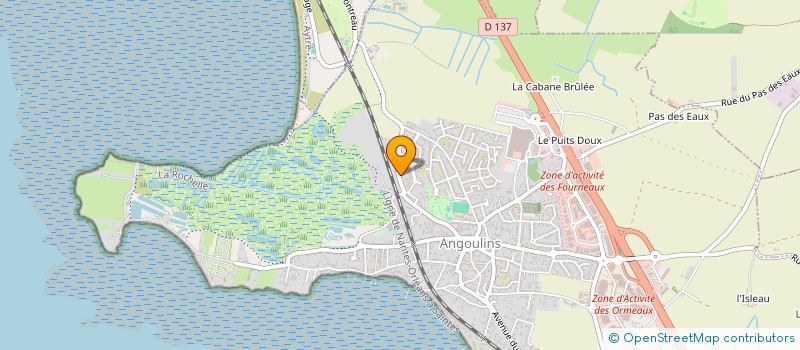 localisation de l'entreprise FRA276  ANGOULINS