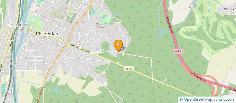 localisation de l'entreprise FRABELIE  L'ISLE-ADAM