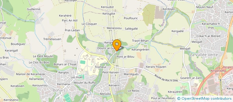localisation de l'entreprise FRABER G à BREST