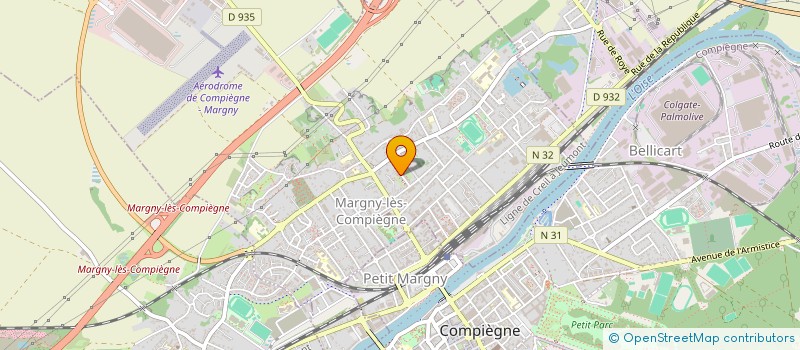 localisation de l'entreprise FRABERZIL  MARGNY-LES-COMPIEGNE