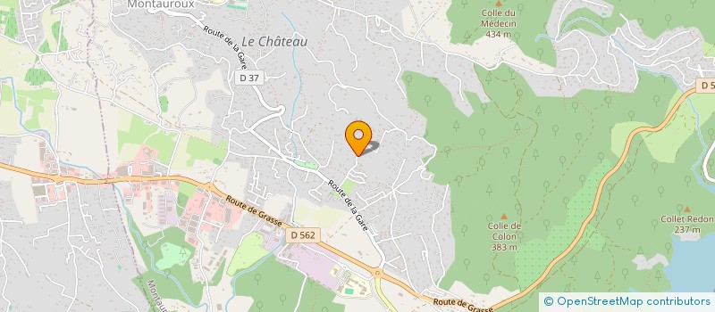 localisation de l'entreprise FRABRI  MONTAUROUX