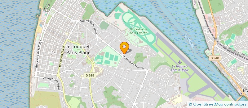 localisation de l'entreprise FRACA à LE TOUQUET-PARIS-PLAGE