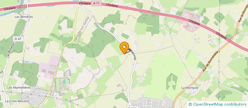 localisation de l'entreprise FRACA  SARGE-LES-LE-MANS