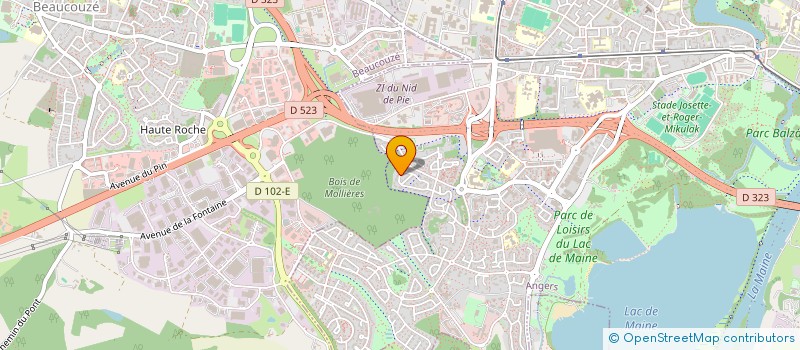 localisation de l'entreprise FRACALOMAXHI à ANGERS