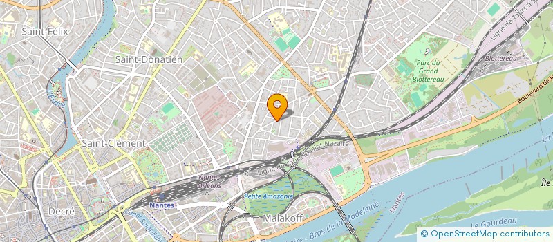 localisation de l'entreprise FRACAM  NANTES