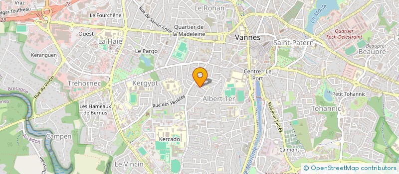localisation de l'entreprise FRACAMALI à VANNES