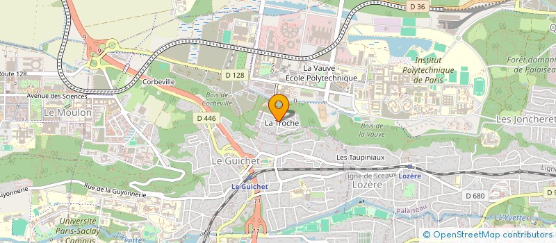 localisation de l'entreprise FRACAPE à PALAISEAU