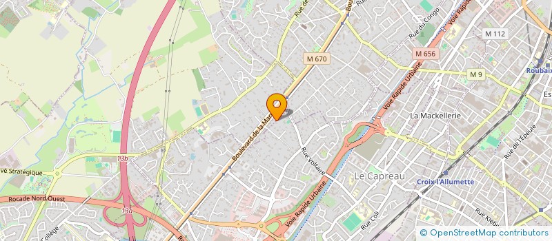 localisation de l'entreprise FRACASSKIRI à MARCQ-EN-BARŒUL