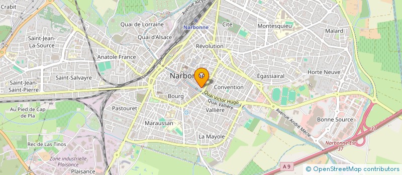 localisation de l'entreprise FRACCO à NARBONNE