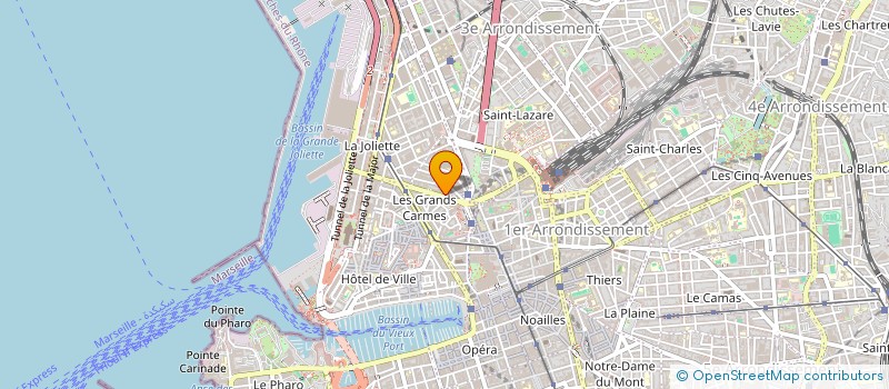 localisation de l'entreprise FRACE MUSIQUE MEDITERRANEE à MARSEILLE