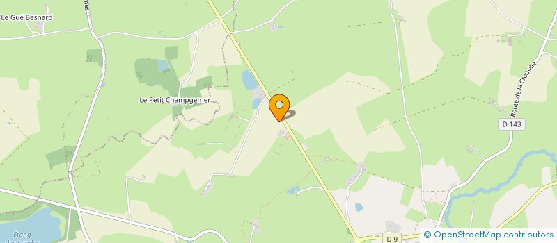 localisation de l'entreprise FRACHALOU  SAINTE-SUZANNE-ET-CHAMMES