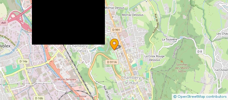 localisation de l'entreprise FRACHEBOUD INDIVISION  CHAMBERY