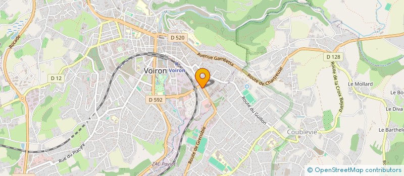 localisation de l'entreprise FRACHEN à VOIRON