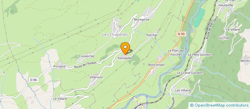 localisation de l'entreprise FRACHIMO  LES CHAPELLES