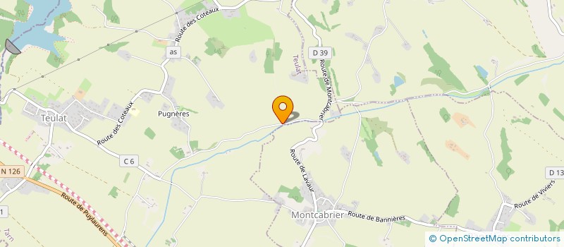 localisation de l'entreprise FRACHON ET FILS  TEULAT