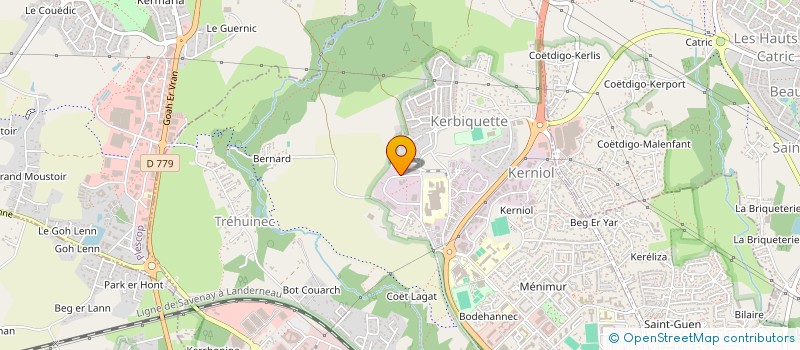 localisation de l'entreprise FRACHON INVEST à VANNES