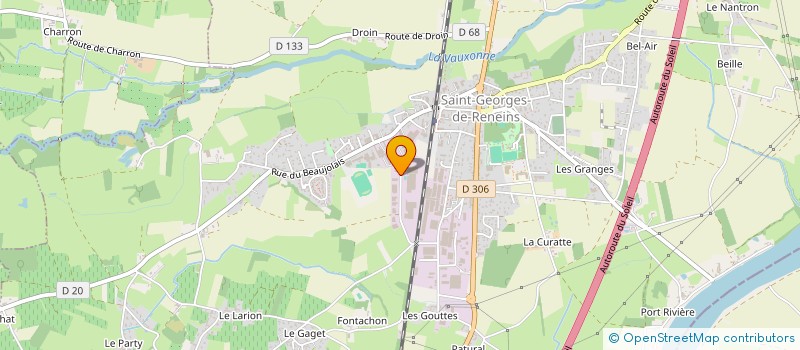 localisation de l'entreprise FRACHON PUBLISERI  SAINT-GEORGES-DE-RENEINS