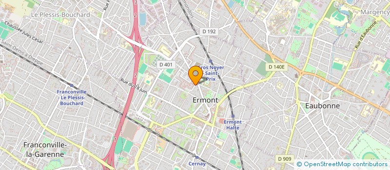 localisation de l'entreprise FRACO SERVICES  ERMONT