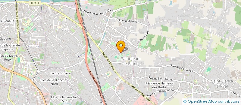 localisation de l'entreprise FRACOBA à SAINT-JEAN-LE-BLANC