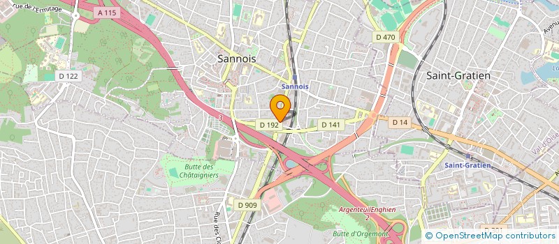 localisation de l'entreprise FRACOTECH à SANNOIS