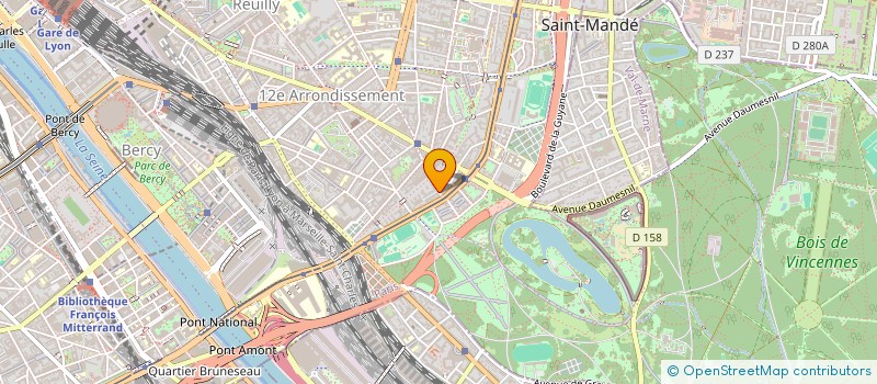 localisation de l'entreprise FRACS ET CRINOLINES  PARIS