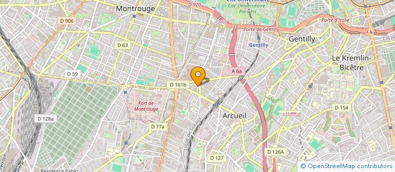 localisation de l'entreprise FRACSIMA  ARCUEIL