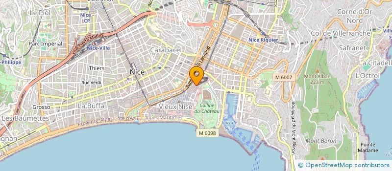 localisation de l'entreprise FRACTAL à NICE