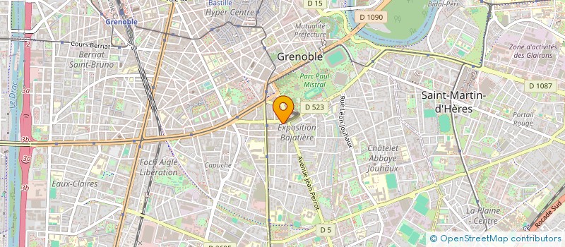 localisation de l'entreprise FRACTAL à GRENOBLE