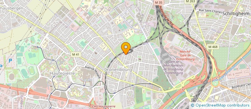 localisation de l'entreprise FRACTAL DIFFUSION à STRASBOURG