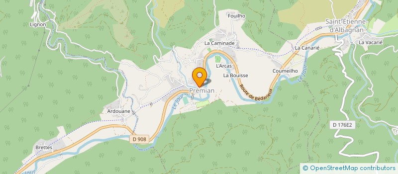 localisation de l'entreprise FRACTAL DOME  SAINT-ETIENNE-D'ALBAGNAN