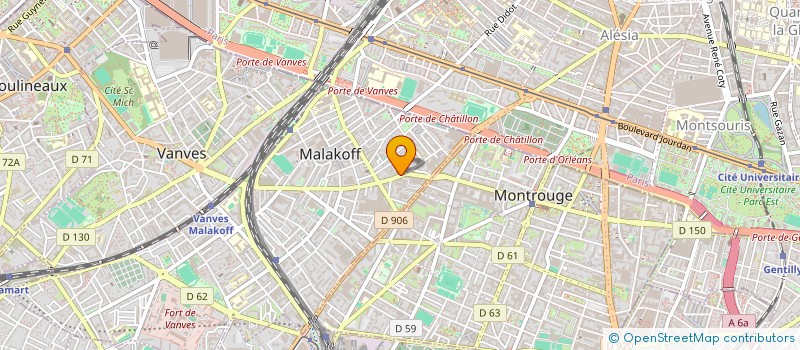 localisation de l'entreprise FRACTAL GROUP à MALAKOFF