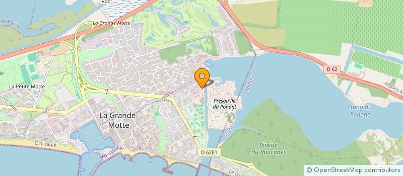localisation de l'entreprise FRACTAL SASU  LA GRANDE-MOTTE