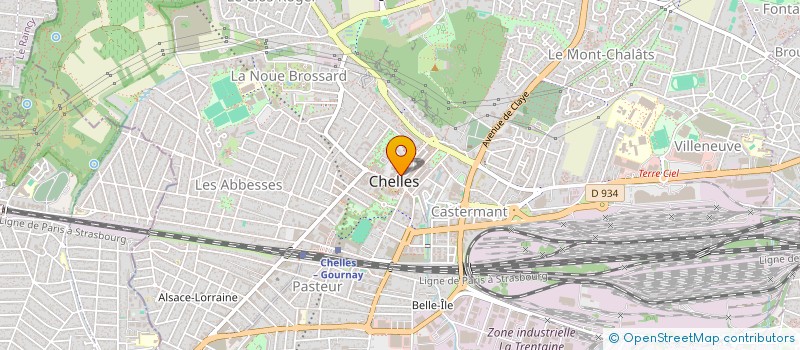 localisation de l'entreprise FRACTALE  CHELLES