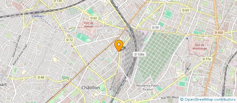 localisation de l'entreprise FRACTALE à CHATILLON
