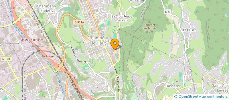 localisation de l'entreprise FRACTALES à CHAMBERY