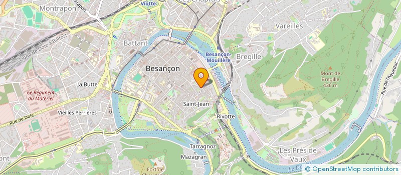 localisation de l'entreprise FRACTALES à BESANCON