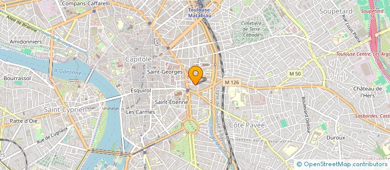 localisation de l'entreprise FRACTALES PRODUCTIONS  TOULOUSE