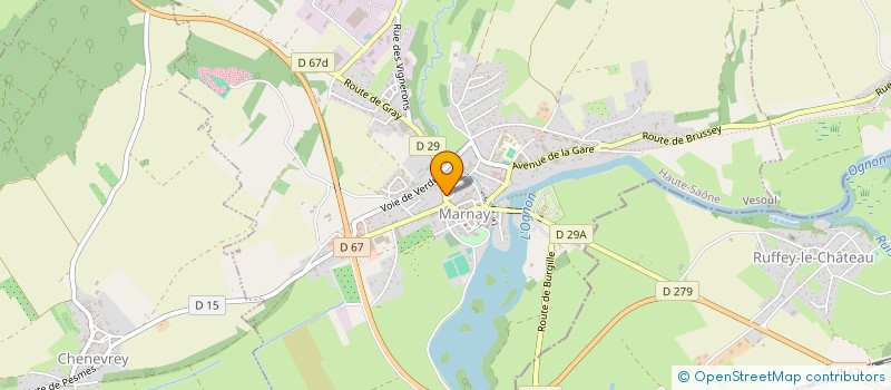 localisation de l'entreprise FRACTALO  MARNAY