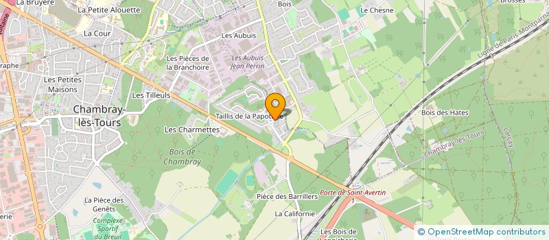 localisation de l'entreprise FRACTUS  CHAMBRAY-LES-TOURS