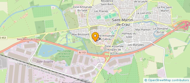 localisation de l'entreprise FRACY à SAINT-MARTIN-DE-CRAU