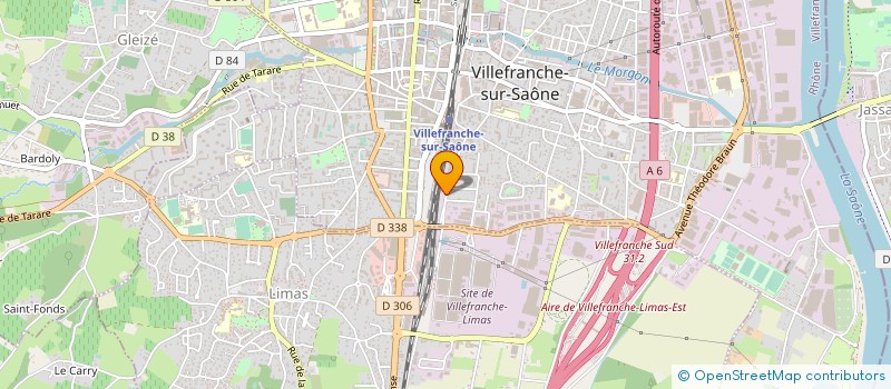 localisation de l'entreprise FRAD à VILLEURBANNE
